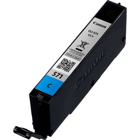 Cartuccia inkjet alta capacità CLI-571C XL Canon ciano 0332C001